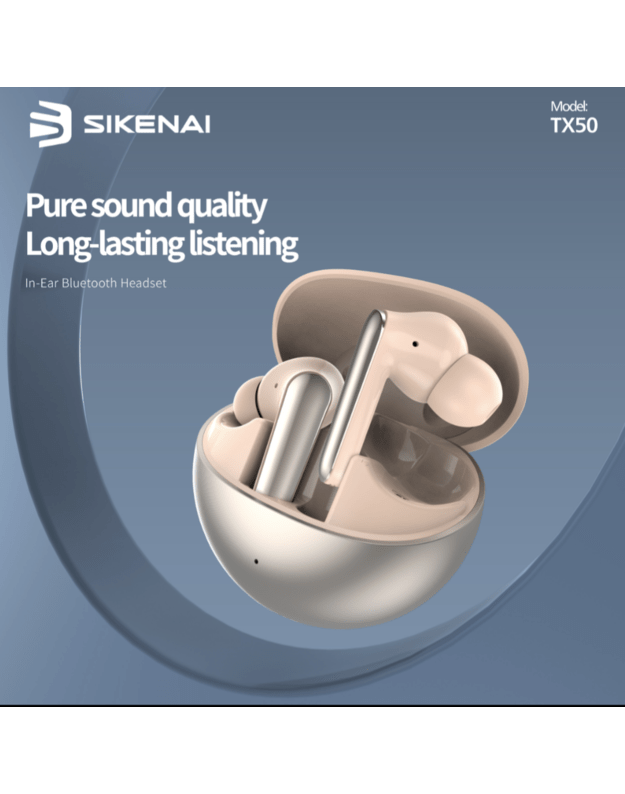 Sikenai AirPods T300 bezvadu bleutooth austiņas
