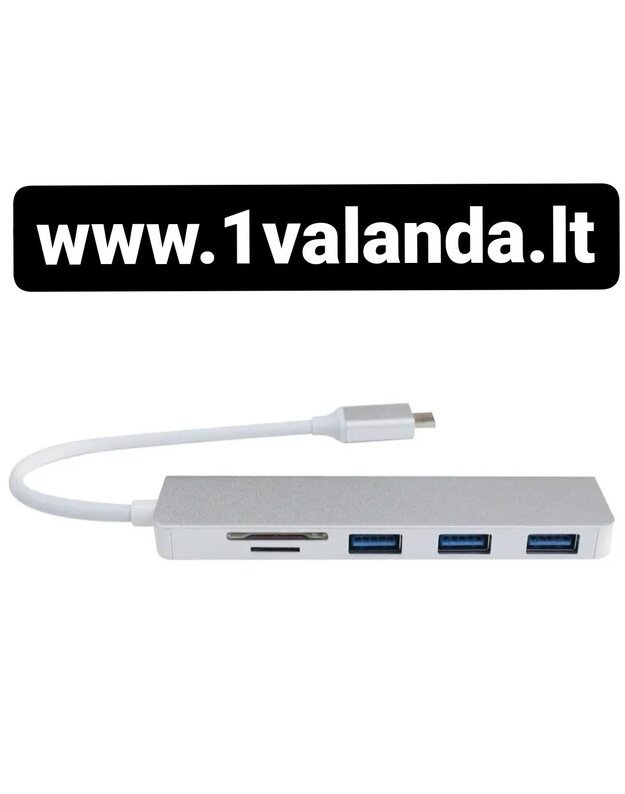 C tipa rumbas adapteris 5in1