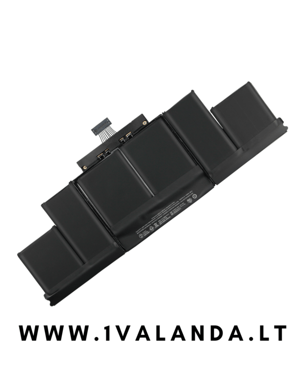 TPC BATERIJA ĀBOLU MAKABOOK A1494 A1398 DATORAM