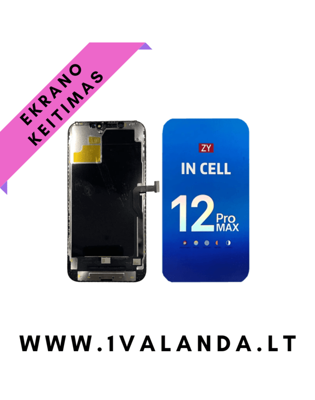Ekrāna incell (Premium kvalitāte) iPhone 12 Pro Max tālrunim