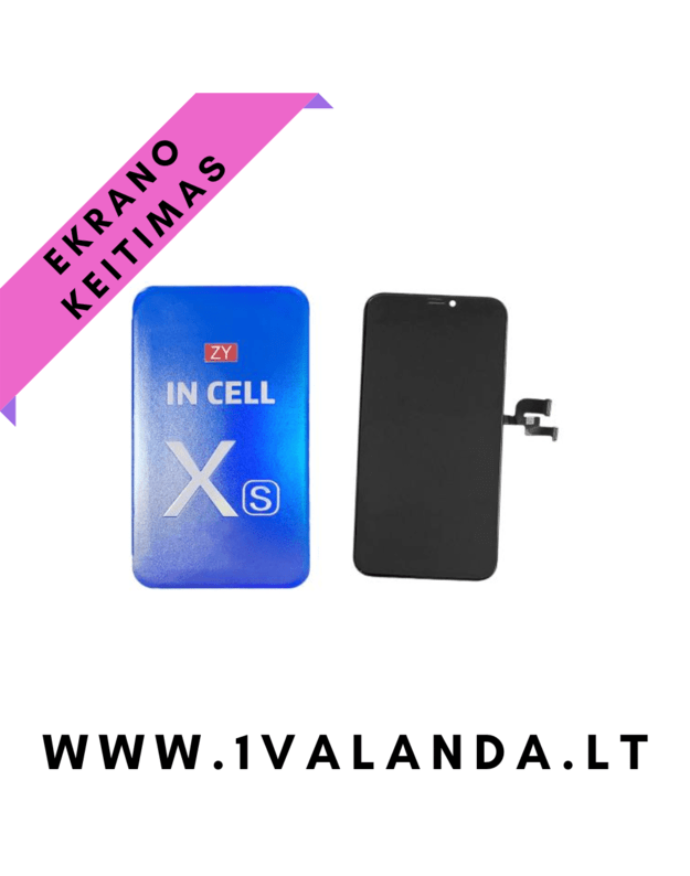 Ekrāna incell (Premium kvalitāte) iPhone XS tālrunim