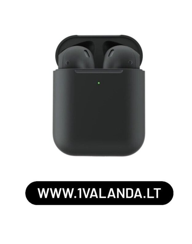Belaidės TWS BlackPods Airpods  ausinės silver kokybė