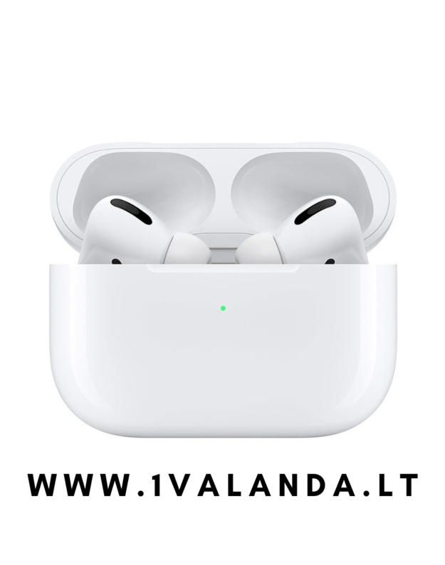 Belaidės TWS  Airpods Pro stiliaus ausinės silver kokybės