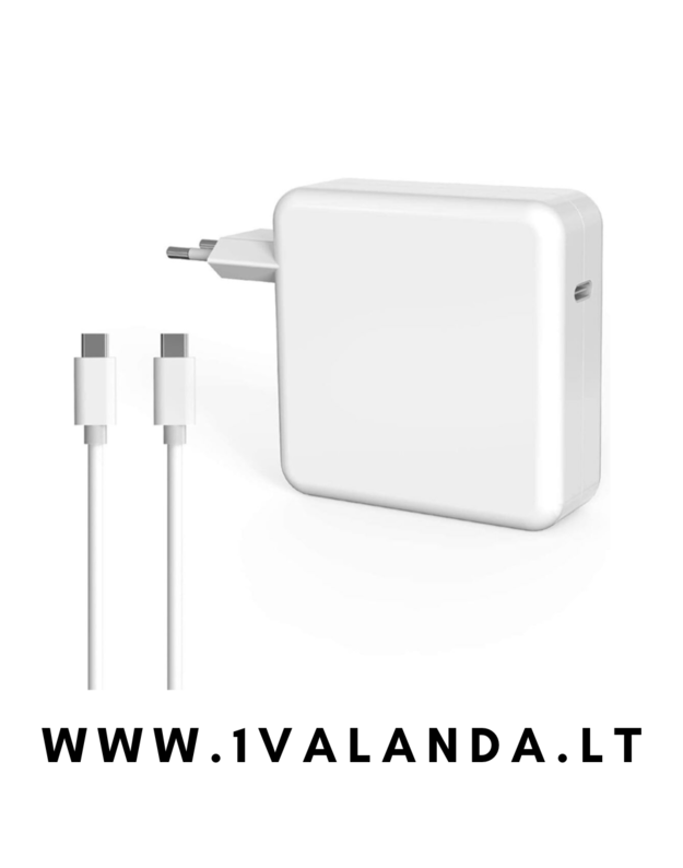 TPC Įkroviklis/pakrovėjas Apple MacBook Pro Magsafe 61w USB-C type-c kompiuteriui